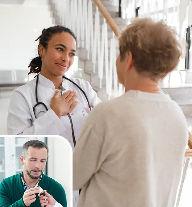 Compassionate lady doctor representing expert medical guidance for patients near Bloomingdale.