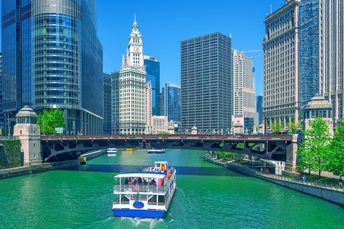 Village landmark showing the Swan Primary Care Hoffman Estates service area.